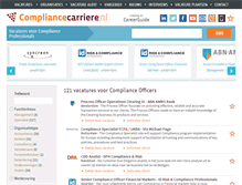 Tablet Screenshot of compliancecarriere.nl